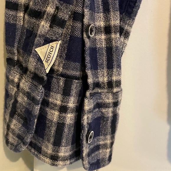 SCOTCH & SODA Button Down, Men’s Large, Blue Plaid Pattern, Great Condition! - Picture 10 of 13
